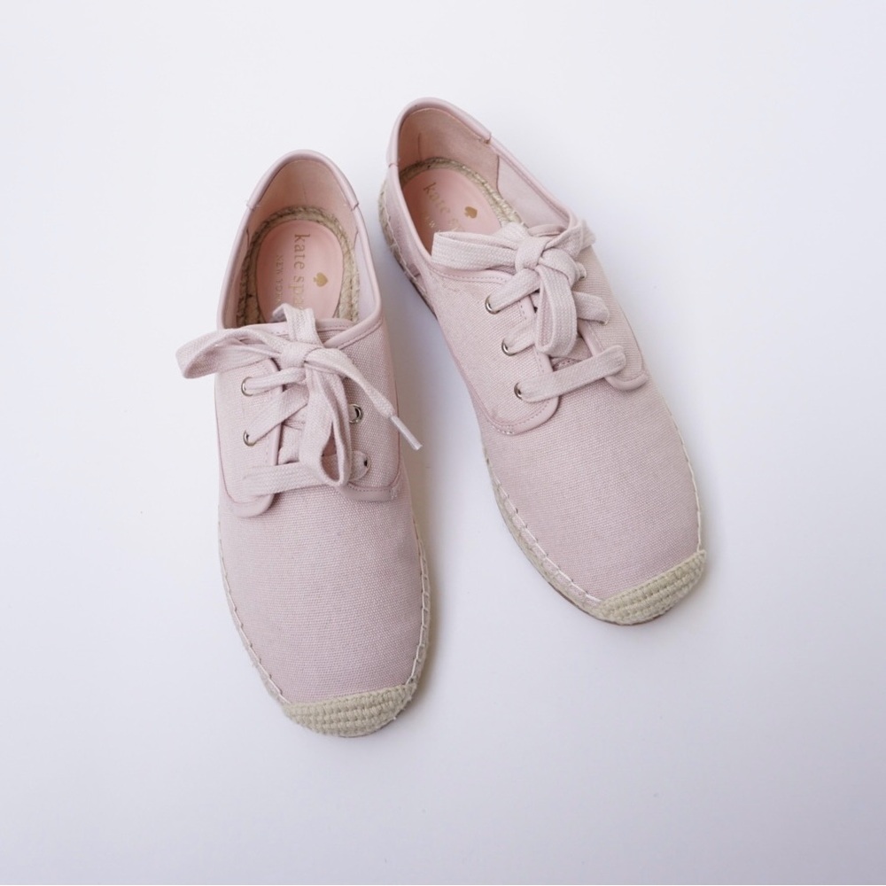 Parisian Cottage core Soft Blush Pink Espadrille Boho Chic Women’s Sz 6.5 NIB